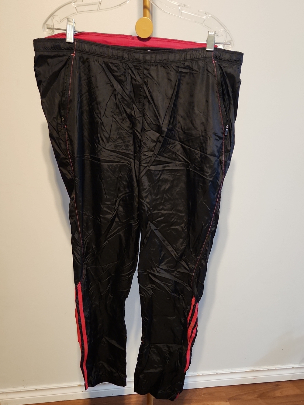 adidas Response Pants with Pink Side Stripes